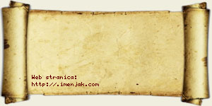 Isak Vunić vizit kartica